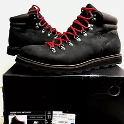 Sorel Madson Hiker. makes this boot fully waterproof. A cushioned Ortholite. Outsole: Molded rubber outsole. Waterproof...
