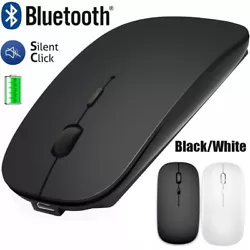 2.4G Wireless Mouse Bluetooth 5.0 Dual Mode Silent Mice For PC Laptop Win10 Mac. 2 way to connect: through Stable...
