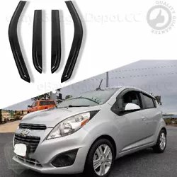 2013 2014 2015 Chevy Spark Hatchback 4-Door. 4PCS Tape-on Window Visors. Material: High Quality Acrylic. After service...