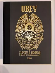 NEW Obey Supply and Demand R. Gastman 2018, Hardcover, Rizzoli, plastic covered.