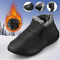 Our snow boots warm your feet and keep warm enough to wear in cold winter there is no need to worry that water will...