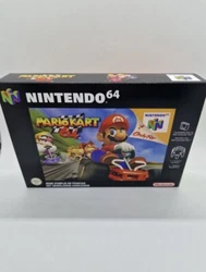 Boîte repro Mario Kart 64 N64 Haute Qualité. Impression laser.Papier cartonné haute qualité 400gBoîte reproduction...