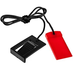【Treadmill safety key】: Easy to use, can work easy and quick on most treadmills requiring a round treadmill safety...