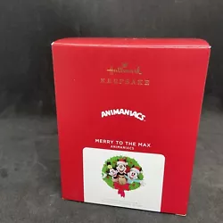 Hallmark Keepsake Ornament 2021 ~ Animaniacs Merry to The Max.
