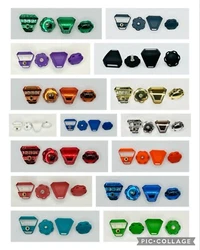 UNBRANDED UA STYLE CLIPS, SETS COME WITH 2 FRONT AND 2 BACK PIECES, UNIVERSAL FIT, QUICK RELEASE