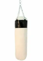 One Canvas Punching Bag. Bag is 48