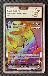 carte pokemon noctali vmax 214/203 EB07 évolution céleste pca 9.5.