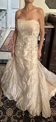 gown formal dress size 6. ONE OF A KIND WORN ONLY ONCE!!I’ve never felt a material like this one on any other dress...