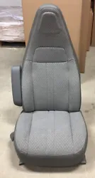 This is for a LH OEM Takeout 2022, Chevy Van Gray Cloth Manual Bucket Seats w/Arm! This is a new factory takeout and...