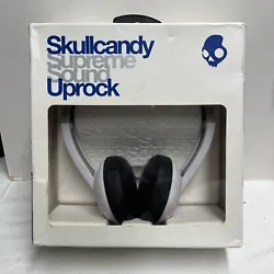 Skullcandy Uprock Supreme Sound On-Ear Headphone in White/Black Store show case Demo. It’s basically new and it was...