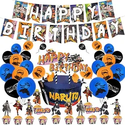 Details: Various Naruto cake inserted cards make your cake personalized. The banner can be decorated on walls, windows...