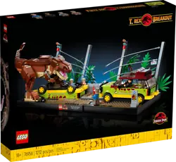 Lego Jurassic Park 76956. Lumière, moteur, action ! Le set L’évasion du T. rex de Jurassic Park (76956) à...