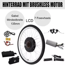 Kit de conversion ebike LCD 36V 500W pour roue arrière. Moteur 36V 500W. Contrôleur 36V 500W. 36V 500W LCD ebike...