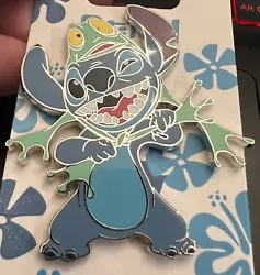 Disney Disneyland Paris Pin - Stitch with Frog Hat - Lilo and Stitch. All items are shipped in protective packaging and...