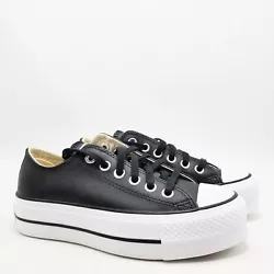 NEW Converse Chuck Taylor All Star Platform Clean Leather BLACK (561681C), Sz 5.0 - 10.0, 100% AUTHENTIC! Inspired by...