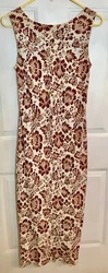 Casual Corner Low Scoop Back Gown. Features: Bias Cut, Fit-Flare Style, Rayon Overlay with Polyester Lining. Color:...