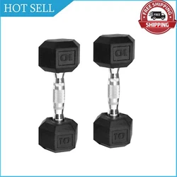 The CAP barbell coated hex dumbbells feature steel, diamond knurled handles with protective coating providing...