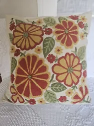 Add a touch of elegance to your home decor with this beautiful Domain Floral Embroidered Pillow Cover. The floral...