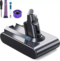 Compatible avec Dyson V6, DC58, DC59, DC61, DC72, DC62, DC74 Animal, SV03, SV04, SV06, SV07, SV09. capacité : 5000mAh....