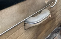 Preowned Vintage OEM 1950 Oldsmobile Rocket 88 Driver’s Side Front Interior Door Panel Arm Rest. There is wear from...