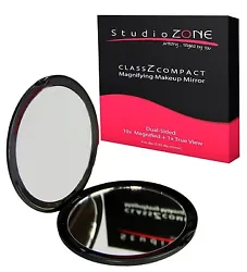 Most magnifying compact mirrors only have 2 - 5X magnification which doesnt help much. You cannot apply makeup or...