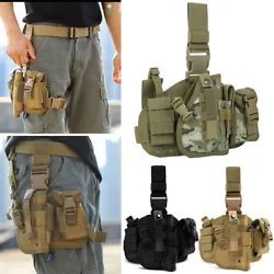 Multi-purpose drop leg bag for individualizing your own unique style. Flap closure with buckle fastening. 1 x Drop Leg...