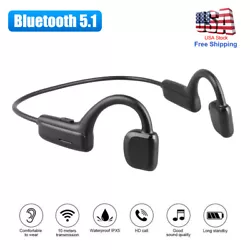Bluetooth 5.3 Bone Conduction Headphones Wireless Stereo Headset IPX5 Earphones. Bone Conduction Wireless Headphone...