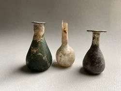 Verre Antique Romain Phénicien Grèce Égypte. ANCIENT Roman Glass vase. Mais je ferais de mon mieux. Ancienne...