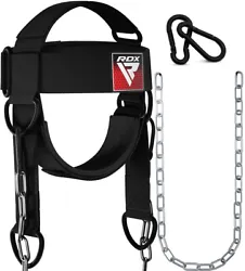 GYM-GRADE STITCHED NECK HARNESS - RDX brings a premium neck harness for athletes, footballers, boxers, kickboxers,...