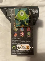 Disney Pixar Mike Wazowski Stained Glass Portrait Pin Loungefly Monsters Inc. Condition is New. Shipped with USPS...