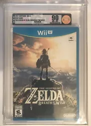 Wii U Zelda Breath of the Wild (2017) GOLD VGA Graded 90 NM+/MT Uncirculated! 1st Release!!! Misprint with 7...