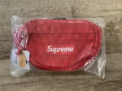 Supreme Red Waist Bag FW18 Fanny Pack New With Tags. Ships fast from california