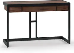 Work in style with the Erina Small Desk. Two side drawers provide plenty of space for small office supplies. Finish...