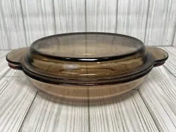 Pyrex Vision Casserette V-14-B by Corning Ware Oval Casserole Lid P-14-C Made in the USAGREAT PRE-OWNED CONDITION NO...