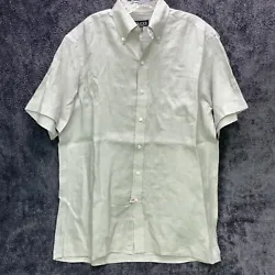 Style: Casual Shirt. Features: Made in Italy. US Size: 15.5 / 39. Pattern: Solid. Color: Off white.