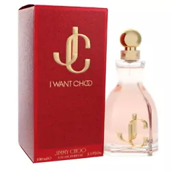 I Want Choo by Jimmy Choo 3.3 / 3.4 oz EDP Perfume for Women New in Box.
