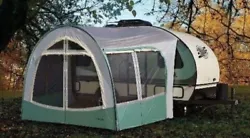They are easily folded right up with your camper as well. Unit attaches to your existing awning rail. From what I’ve...