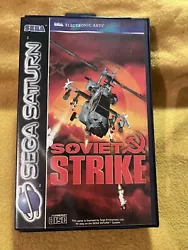 Bonjour 👋 et bienvenue dans ma boutique 🎮Je vends le jeu Soviet Strike pour console Sega Saturn Jeu neuf en...