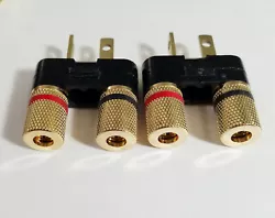 One pair of quality reproduction plugs for left and right speaker wire connections to Pioneer, Akai and Allied Radio...