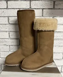 UGG Womens Classic Tall Chestnut Boots Blue Mountain Made In Australia Size 7-8New without box