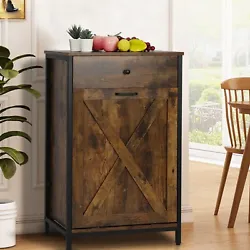 【CLEAN & TIDY】This cabinet can hide the garbage to ensure the cleanliness of the floor and kitchen. A perfect match...
