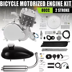 2 Stroke 80cc bicycle engine kit is perfect to upgrade the regular bike to a motorized bike,you can enjoying riding at...