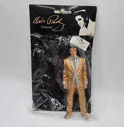 Vintage 2002 Elvis Presley Kurt Adler Ornament - New In Package Gold Suit. 5