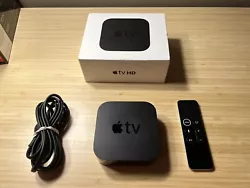 Apple TV HD - 32GB. Works great, will be reset and ready for new user. Remote in almost perfect condition. TV has minor...