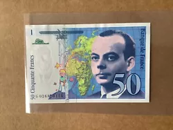 billet de banque 50 francs saint Exupery 1994 SUP/AU.French Bank note 