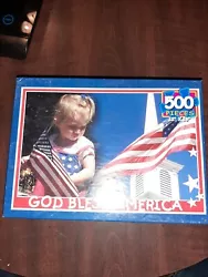 Carousel Games Puzzle God Bless America. Condition is 