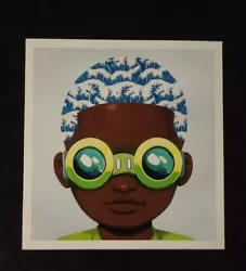 Hebru Brantley. Numbered and signed by Hebru Brantley. No Durag and The Waters Choppy (Waves Pt. Regular Edition - 160....