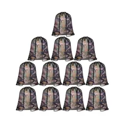 These cool camouflage drawstring bags are perfect for sports, gym, yoga, travel, camping and more; great sports gift...