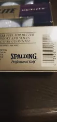 Vintage Spaulding Golf Balls. 3 Packs Of 3 . Top Flite  XL  2-3-4.. Tour Trajectory with three red dots.