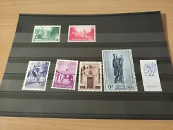 timbres belges : culturelle 1954 COB n° 946 à 951 **.
